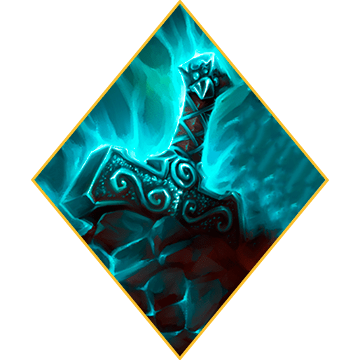 Mjolnir, arma de la mitología nórdica.